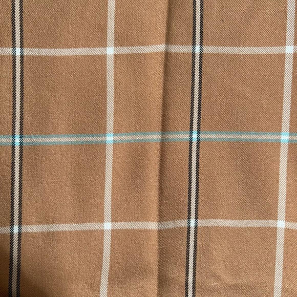 Urban Outfitters plaid wide leg high rise pant brown Sz 8 - Picture 2 of 9